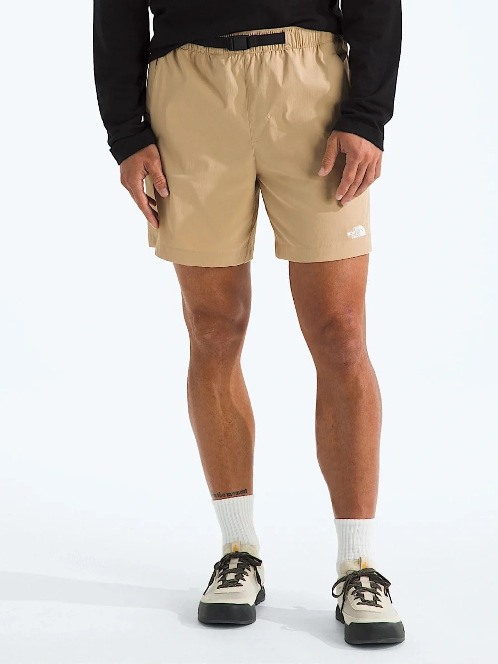 The North Face Men's Class V Pathfinder Belted Hiking Shorts - Tan Khaki Size XL